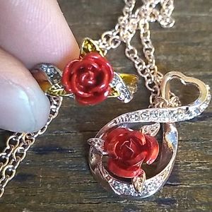rose chain and ring